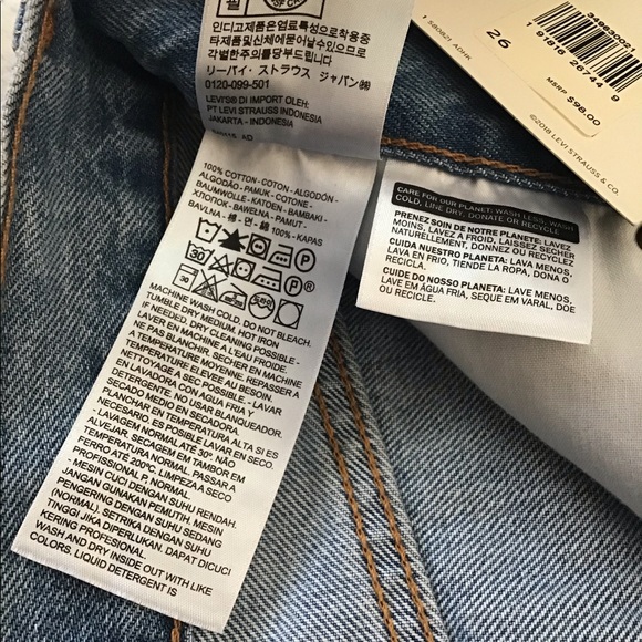 🛍LEVI’S DECONSTRUCTION SKIRT🎀 - Picture 6 of 7